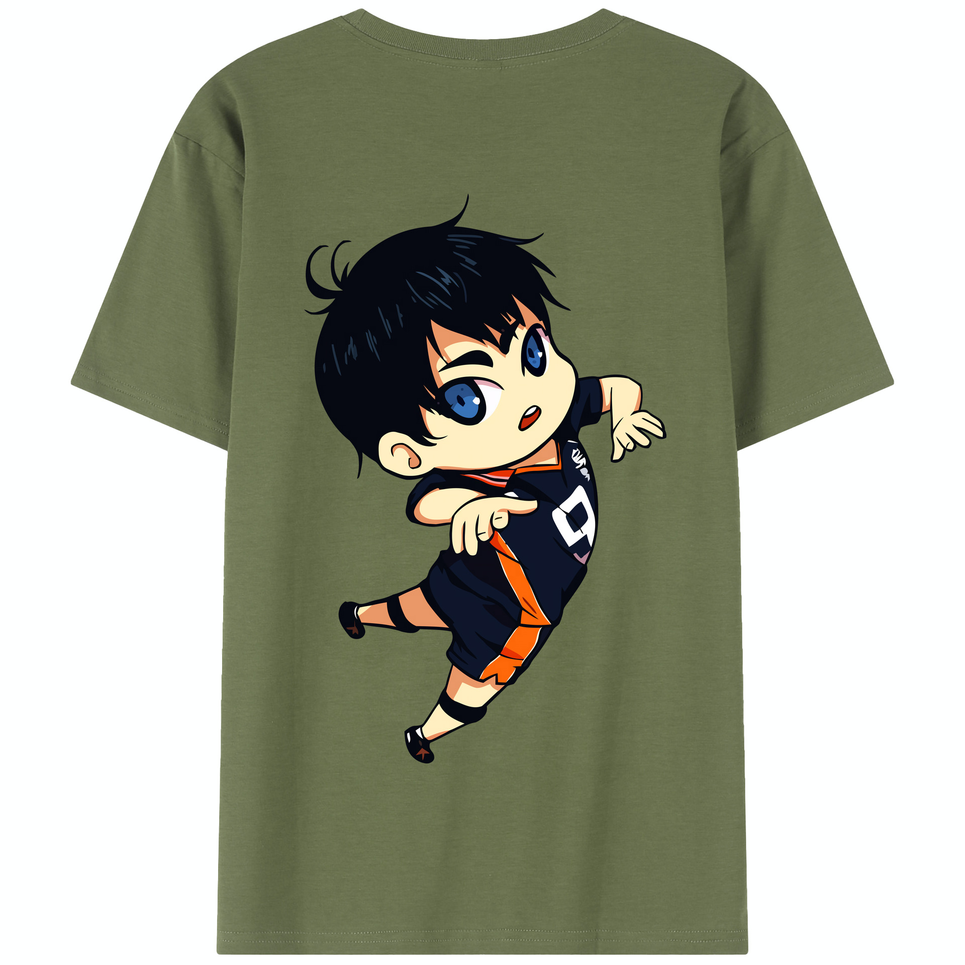 （画像用） ハイキュー!! Haikyu!! 綿100％半袖Tシャツ（背面プリント）